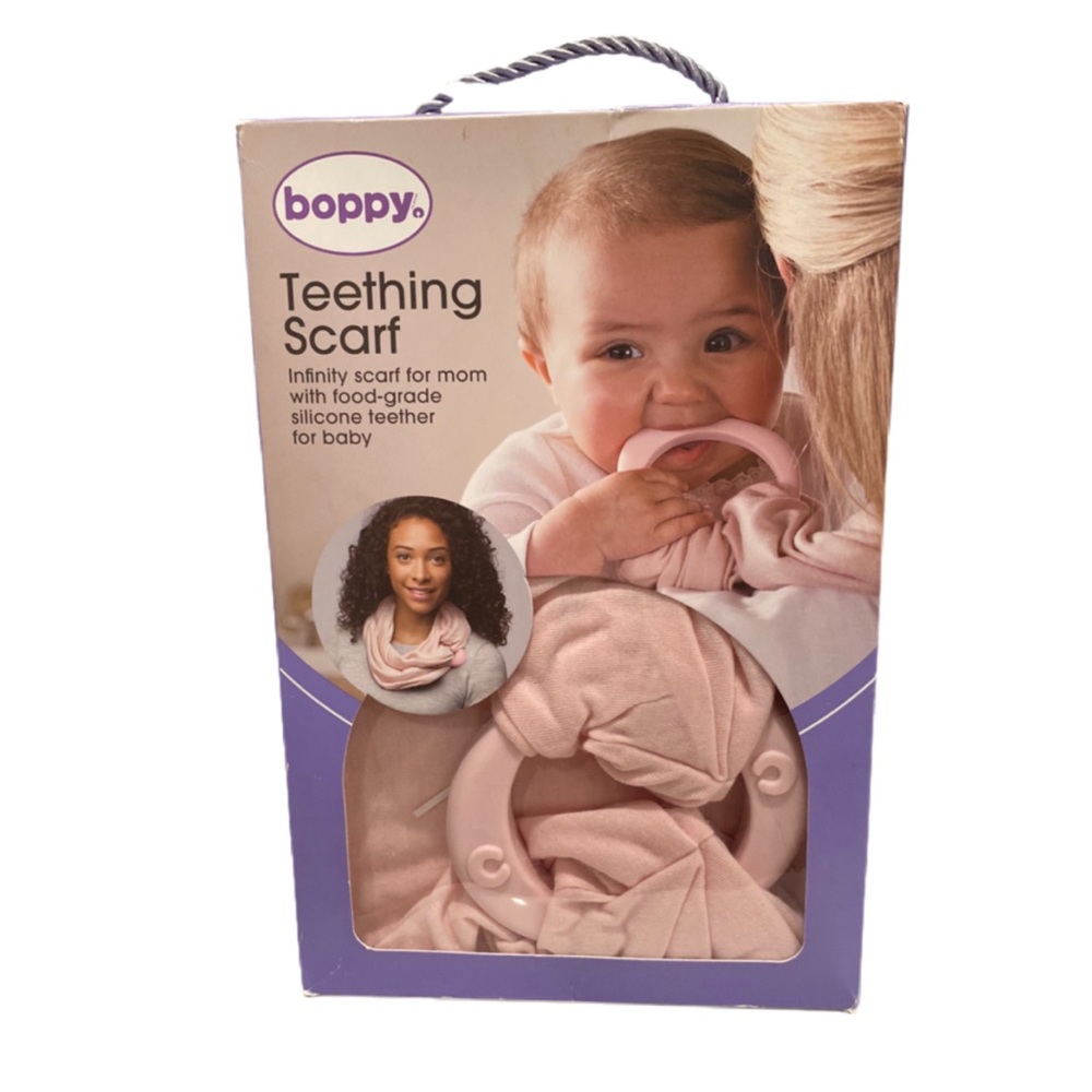 BOPPY Teething Scarf Pink